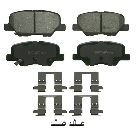 Wagner Brake QuickStop Rear Disc Brake Pad Set Ceramic, ZD1679