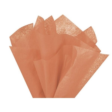 Nashville Wraps Terra Cotta Color Tissue Paper, 20x30, 24 Soft Fold Sheets, 24PK CTQTC