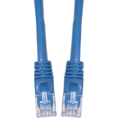 Cable Wholesale Cat6 Blue Copper Ethernet Patch Cable, Snagless/Molded Boot, POE Compliant, 10 foot 10X8-06110