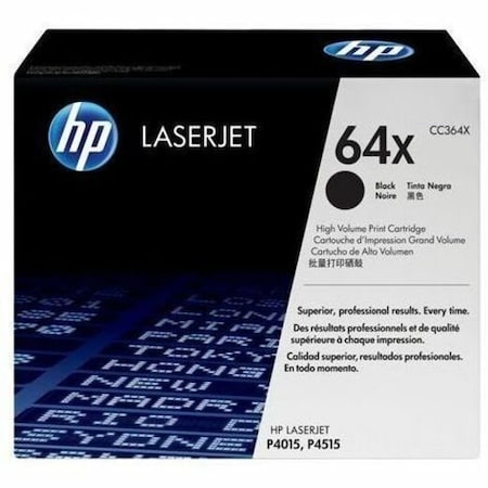 Hp High Yield Toner Cartridge, Black CC364X