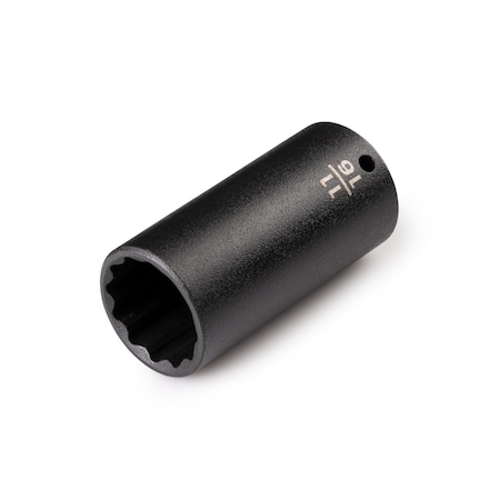 Tekton 1/4'' Drive x 11/16'' Deep 12-Point Impact Socket SID03217