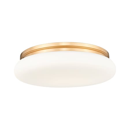 Z-Lite Soleil Modern Gold 1 Light Flush Mount 1025F20-MGLD-LED