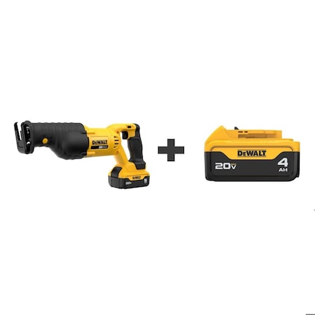 Dewalt Cordless Recip Saw Kit w/3rd Battery DCS380P1/DCB204
