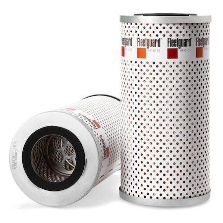 Fleetguard Hydraulic Filter, 9.125 in, Cartridge HF6151