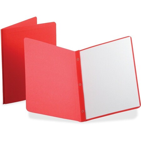 Tops Business Forms Oxford, Report Cover, 3 Fasteners, Panel And Border Cover, Letter, Red, 25PK 52511
