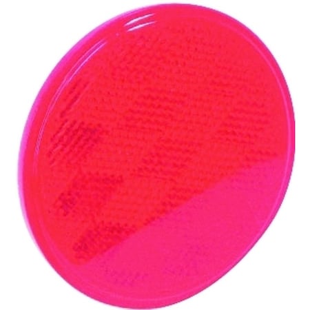 Us Hardware Safety Reflector, Red Reflector, Plastic Reflector, Adhesive Mounting RV-659C