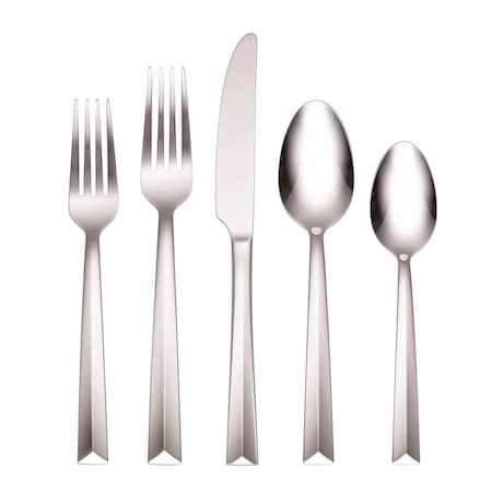 Hampton Forge Moxie Silver Stainless Steel Flatware Set 20 pc 894317