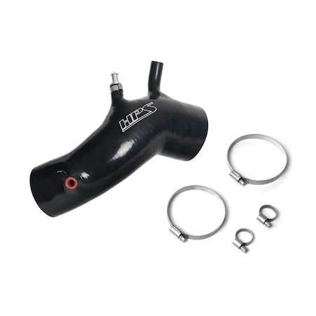 Hps Performance High Temp Reinforced Silicone Air Intake Hose Kit, Black, 57-2199-BLK