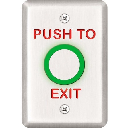 Sdc Exit Push Button, 2-7/8 in. W 463U