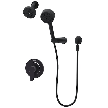 Symmons Identity HydroMersion Single Handle Shower Faucet Trim Kit with Hand Spray (Valve not Included) S6798MB15TRM