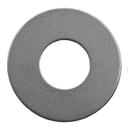 Zoro Select Flat Washer, For Screw Size 5/8 in , Titanium Plain Finish 0000896