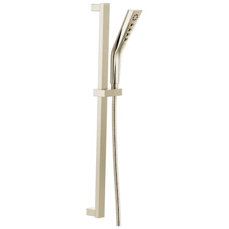 Delta Universal Showering Components H2OKinetic 3-Setting Slide Bar Hand Shower 51799-PN-PR