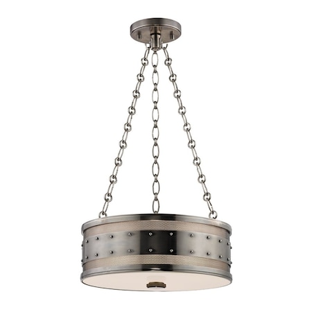 Hudson Valley Lighting Gaines 3 Light Pendant 16 In. Historic Nickel 2216-HN
