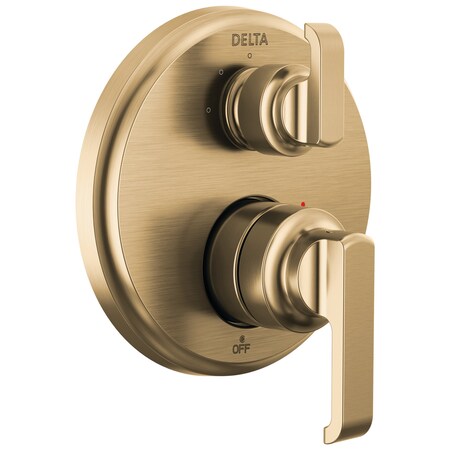 Delta Tetra 14 Series Integrated Diverter Trim With 3-Setting In Lumicoat Champagne Bronze T24889-CZ-PR