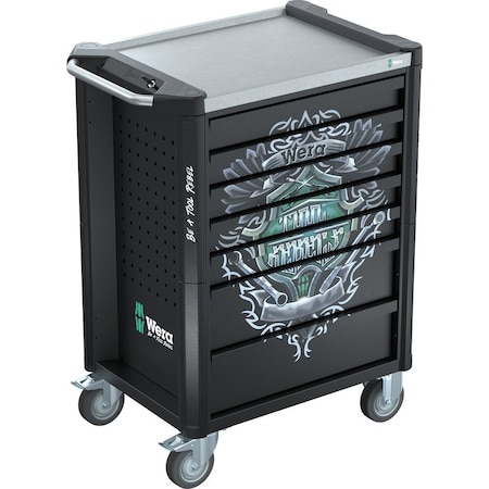 Wera 9705 Tool Rebel roller cabinet Stainless 1 5150135001