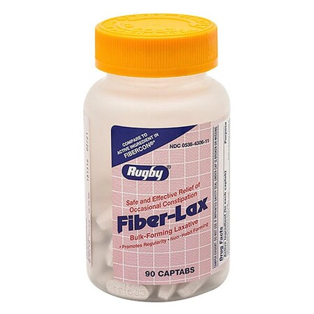 Harvard Rugby Fiber-Lax Polycarbo, 650mg, 90PK 00536430611