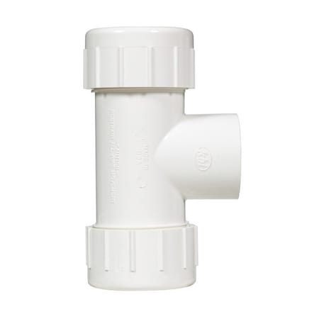 Homewerks Schedule 40 1-1/2 in. Compression X 1-1/2 in. D Compression PVC Tee 511-48-112B