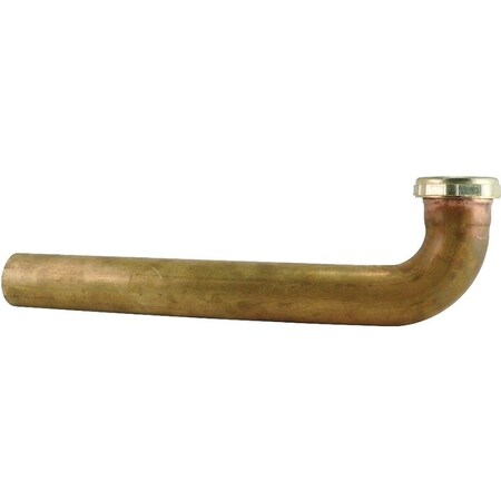 Plumb Pak Waste Arm, 112 in, Slip Joint, Brass, Rough PP1625RB