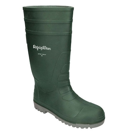Refrigiwear Unisex Waterproof Boot, Steel Toe, Green, 12 1205SGRN120