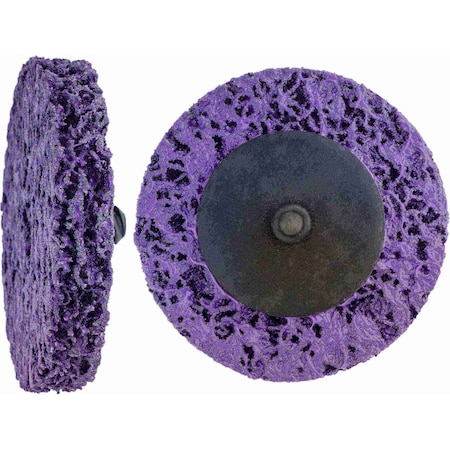 Auveco 3in Purple Strip Brite Disc with Rol-Lock 22391