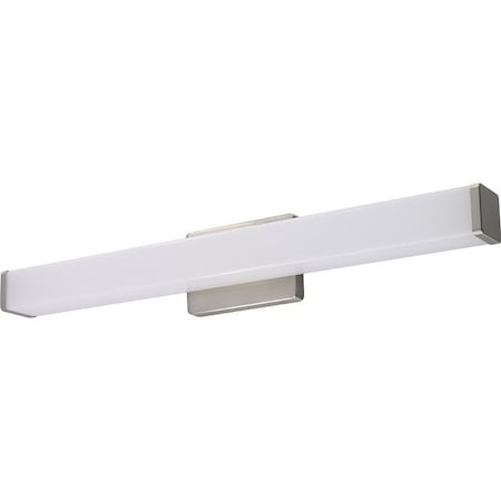Westgate LED VANITY BATH BAR, MULTI COLOR TEMP, 12in, PC, 16W, 27K/30K/35K/40K/50K, Brushed Nickel LVF-24-MCT5-BN