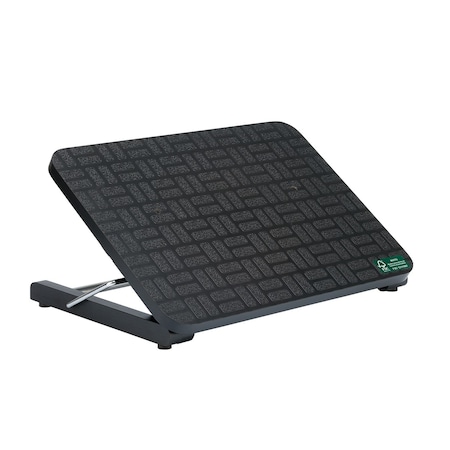 Homeroots Black Adjustable Under Desk Ergonomic Foot Rest 473005