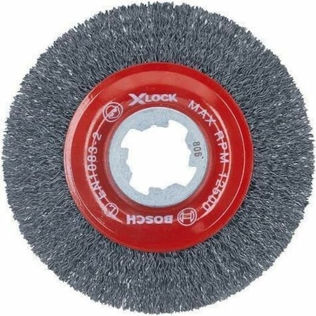 Bosch Wire Wheel Brush, 4-1/2" dia. Brush WBX418