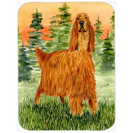 Carolines Treasures Irish Setter Glass Cutting Board - Large- 15 H x 12 L in. SS8625LCB