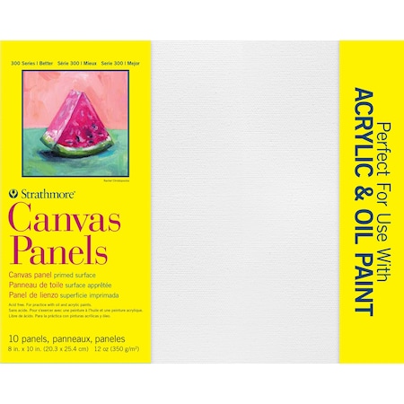 Strathmore 300 Series Canvas Panels, 8x10 inch, 10PK P311-08