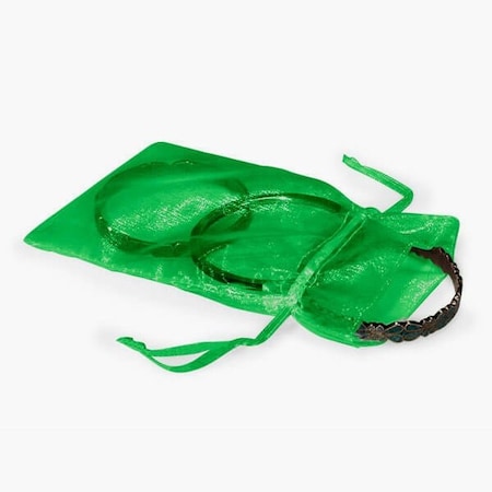 Nashville Wraps Emerald Green Organza Favor Bags, 4x6, 10PK B00137