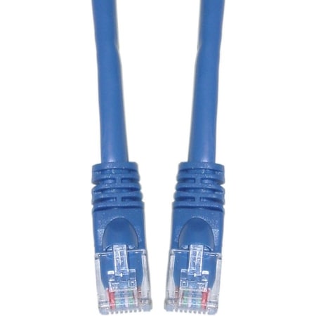 Cable Wholesale Cat5e Blue Copper Ethernet Patch Cable, Snagless/Molded Boot, POE Compliant, 75 foot 10X6-06175