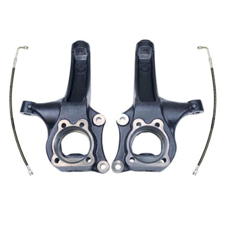 Whole-In-One 4 in. Lift Spindles with Brake Lines for 2015-2016 Chevy Colorado WH3638654