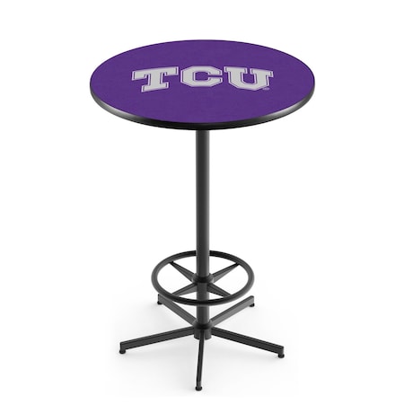 Holland Bar Stool Co 42" Black TCU Pub Table L216B4236TexChr