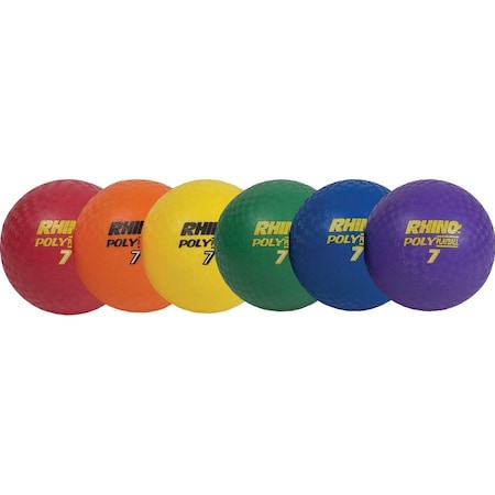 Champion Sports Playground Ball/Dodgeball Set, 7 in Dia px7set