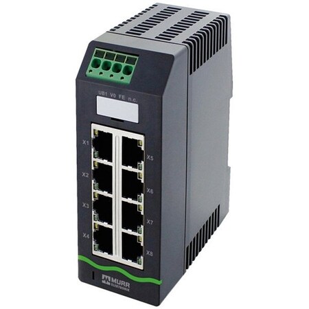 Murrelektronik Ethernet Switch, IP20,1000 mbps 58815