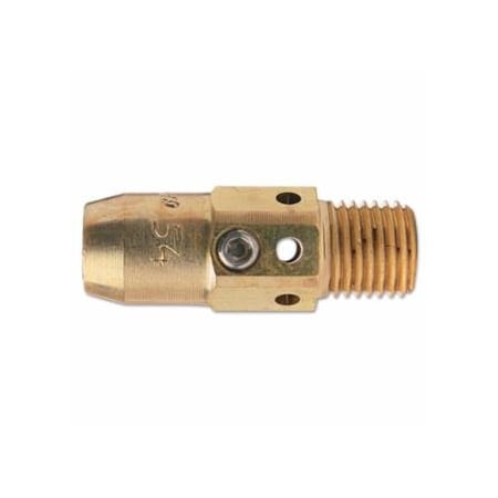Tweco 54 Series Gas Diffuser, 360 Brass Alloy, For 450 A Spray Master MIG Guns 358-1540-1136