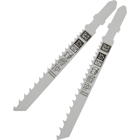 Do It Best T-Shank 3-5/8'' 5/10 TPI General Purpose Jigsaw Blade, 2PK QJDIB-JST-012