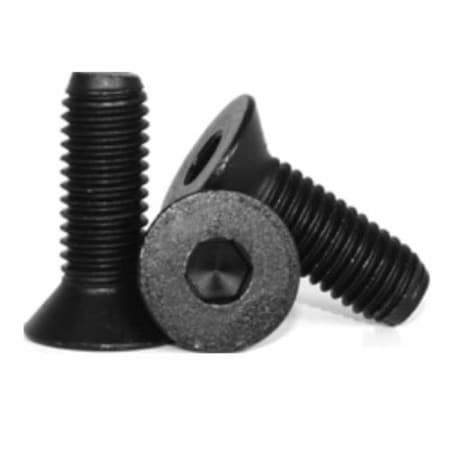 Bbi FLAT SOCKET CAP SCREW, 3/8-16, 1 IN OAL, ALLOY STEEL, 3A GRADE 211211