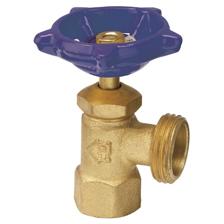 B & K Homewerks 1/2 in. FIP X 3/4 in. MHT Brass Boiler Drain VBDSTDB3