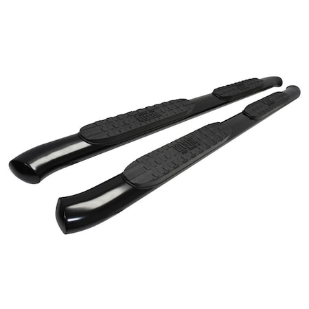 Perfectpitch Traxx 4 Oval Nerf Step Bars for 2022 Frontier Crew Cab, Black PE3641228