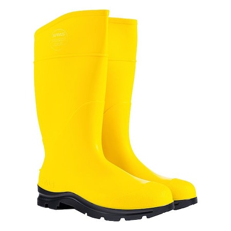 Honeywell Servus Rubber Boot, 3D, Knee, Yellow, PR 18835-3