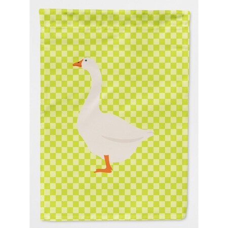 Carolines Treasures Embden Goose Green Flag Garden Size BB7718GF