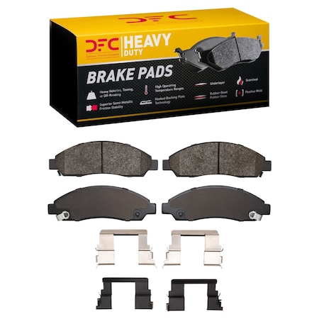 Dfc Heavy Duty Disc Brake Pad Set,  1214-1039-01