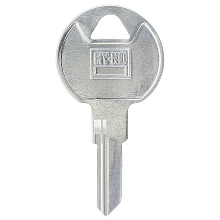Hy-Ko Key Blank, Brass, Nickel-Plated, For: Trimark TM8 Locks 11010TM8