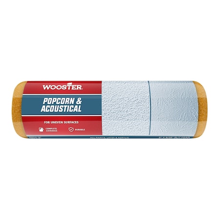 Wooster 9" Paint Roller Cover, 9/16" Nap, Slit Foam R234-9