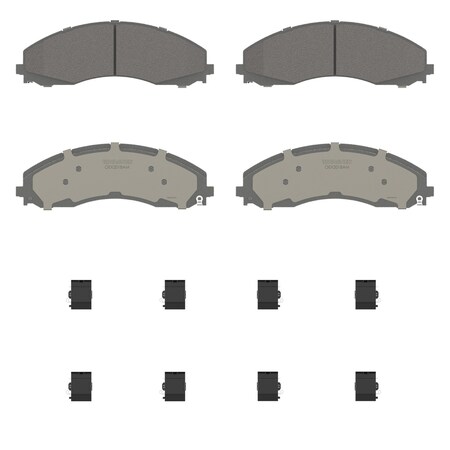 Wagner Brake OEX Rear Disc Brake Pad Set Premium Semi - Met, OEX2018AM