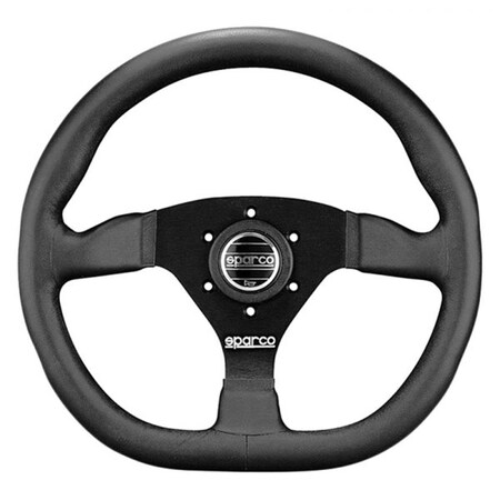 Sparco L360 Series Steering Wheel Ring, Leather Black 015TRGL1TUV