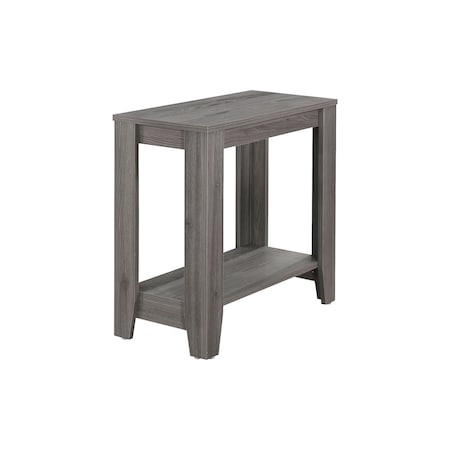 Homeroots 24" Gray Console Table With Storage 333042