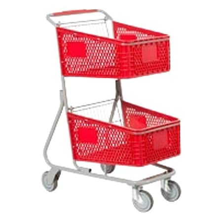 Specialty Store Services ShoppingCart, Plastic, 29-inL, 18-1/2inW 9660R