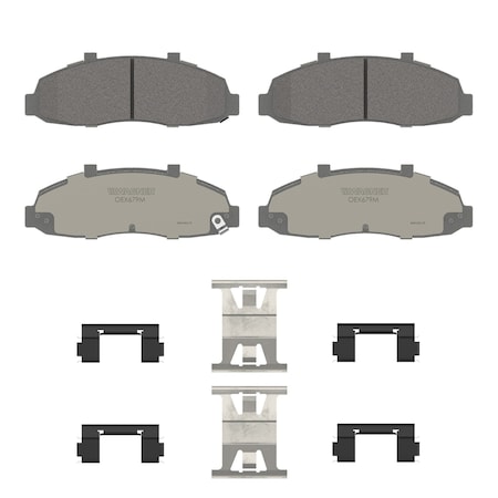 Wagner Brake OEX Front Disc Brake Pad Set Premium Ceramic,  OEX679M